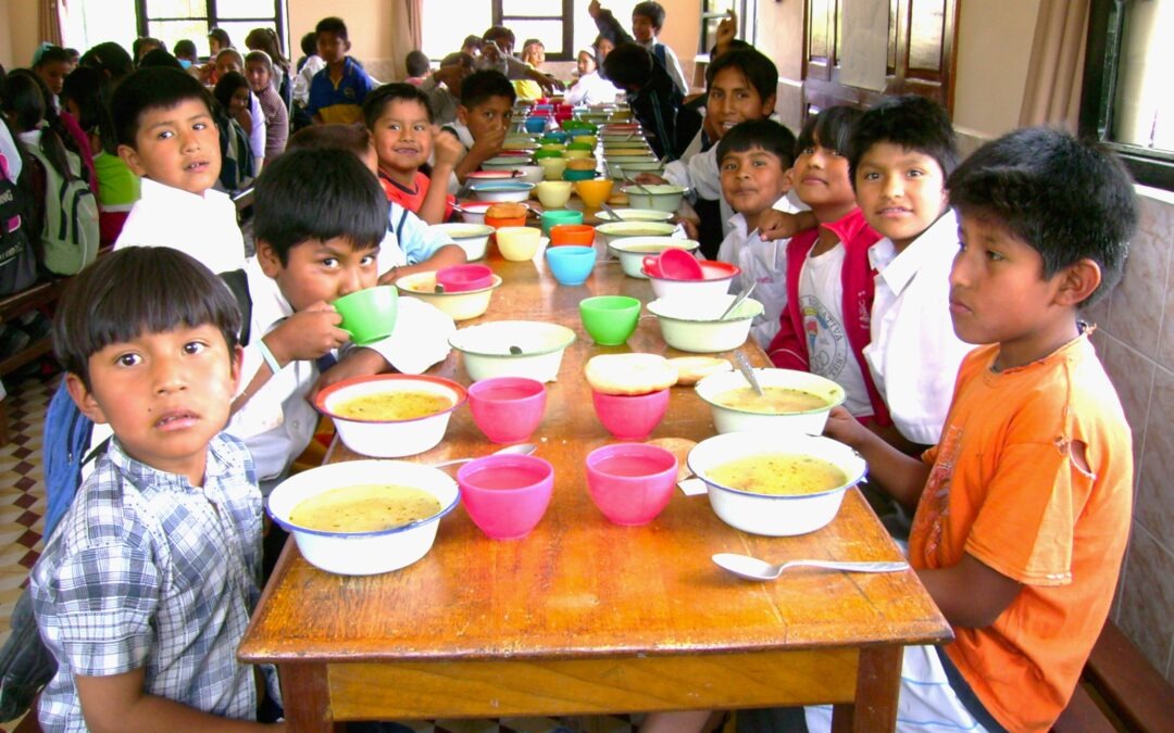 Mense per i bambini a Cochabamba