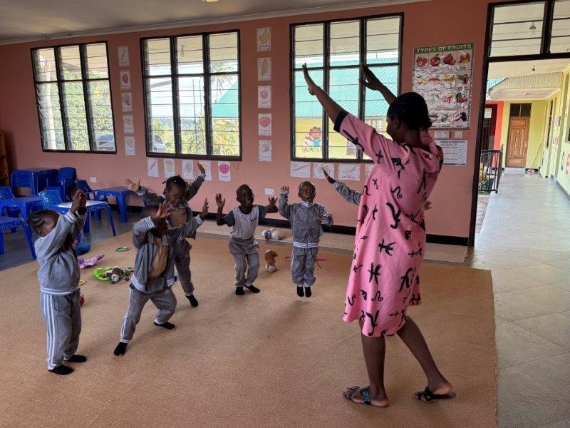 Una scuola materna per i bambini di Chatembo