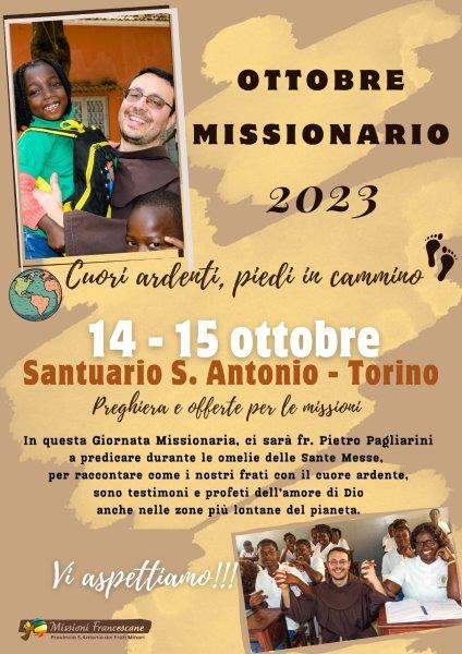 Ottobre Missionario – S. Antonio a Torino